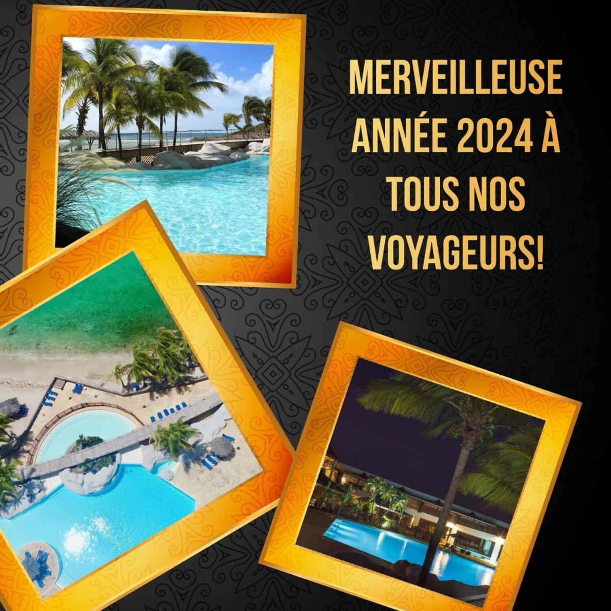 Tres Bel Appartement Avec Vue Mer, Acces Direct A La Plage Et Piscine Surveillee Saint-Francois  Buitenkant foto